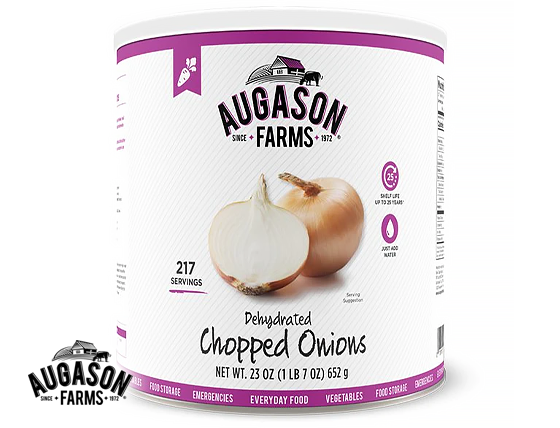 AF: Dehydrated Chopped Onions Can